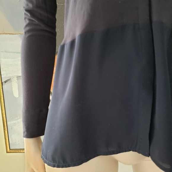 Ecru | Tonal Mix Media Blouse - Picture 8 of 9